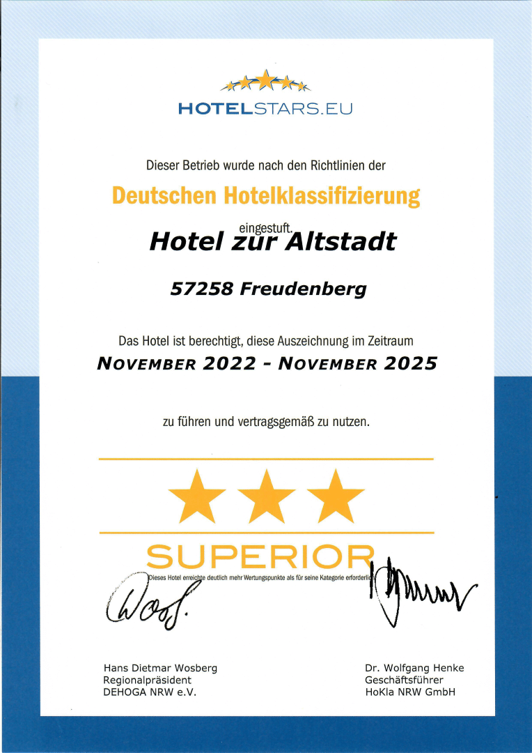 3 Sterne - Superior 3 Sterne - Superior